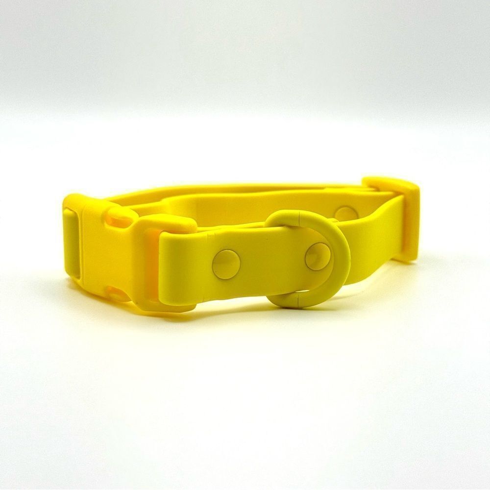Yellow Waterproof Dog Collar